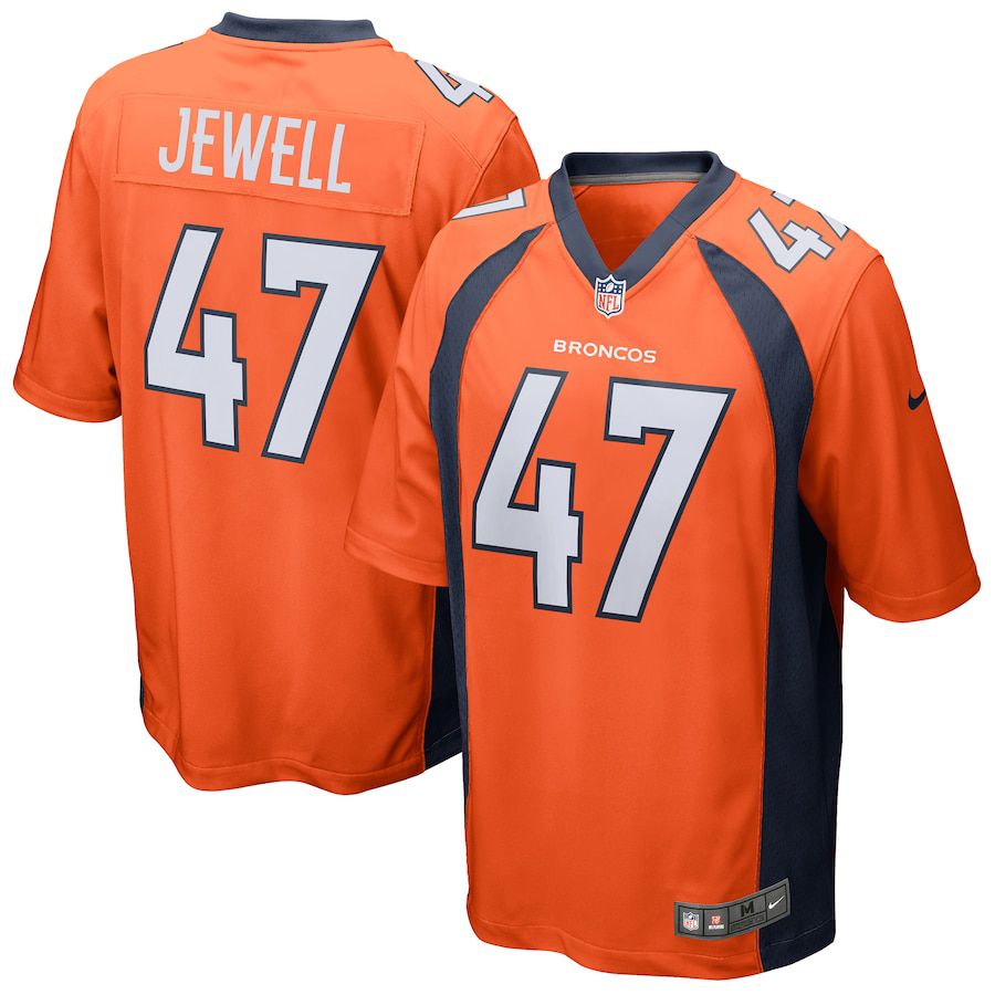 Men Denver Broncos #47 Josey Jewell Nike Orange Game NFL Jersey->denver broncos->NFL Jersey